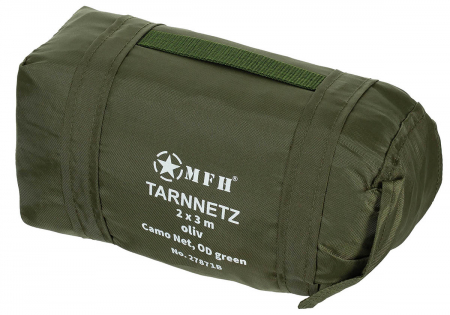 Kamouflagenät 2 x 3 m OD Green i gruppen Friluftsliv / Tält & Tillbehör hos Familjetrygg (27871B)