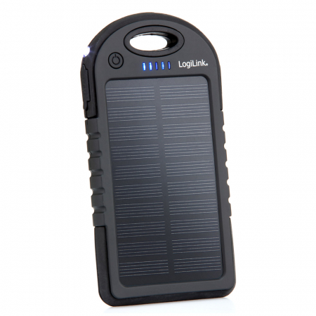 LogiLink Solcells-PowerBank 5000mAh i gruppen Hemmet / Allt inom Hem hos Familjetrygg (49340463)