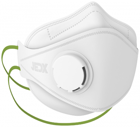 Filtrerande halvmask JedX 3805 W FFP3 - 10pack i gruppen Avancerade Beredskapsprodukter / Andningskydd hos Familjetrygg (951000110)