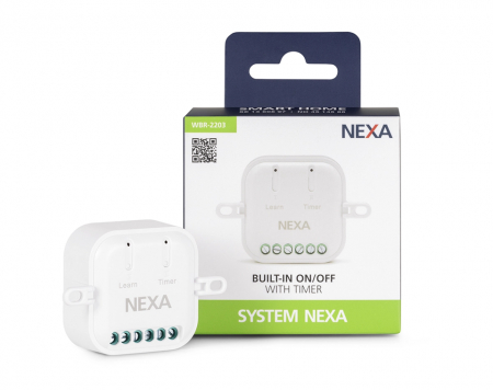 Nexa WBR-2203 Inbyggnadsmottagare P/Av med frnslagstimer i gruppen Hemmet / Allt inom Hem hos Familjetrygg (A11262)