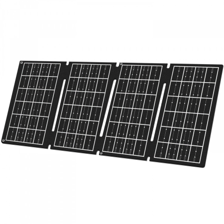 Vikbar solcellspanel med USB-laddare 1x USB-C, 1 x USB-A 15W i gruppen Friluftsliv / Allt inom Friluftsliv hos Familjetrygg (A14677)