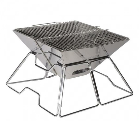 AceCamp vikbar Grill Classic Small, rostfritt stl i gruppen Friluftsliv / Friluftskk & tillbehr hos Familjetrygg (AC1600)