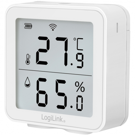 Smart Temp- & luftfuktighetssensor Wifi Tuya i gruppen Hemmet / Allt inom Hem hos Familjetrygg (SC0116)