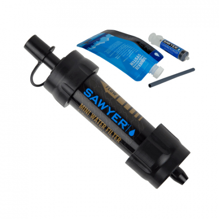 Sawyer Mini SP128 Vattenfiltreringssystem - Svart i gruppen Friluftsliv / Säkerhet & Hygien hos Familjetrygg (SP105)