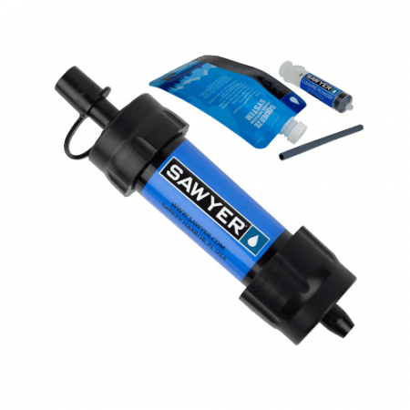 Sawyer Mini SP128 Vattenfiltreringssystem - Blå i gruppen Friluftsliv / Säkerhet & Hygien hos Familjetrygg (SP128)