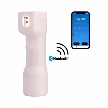 Plegium Smart frsvarsspray med Bluetooth ROSA i gruppen PERSONLIG SKERHET / verfallslarm hos Familjetrygg (SPS-M-S-SWEFINENG-P)