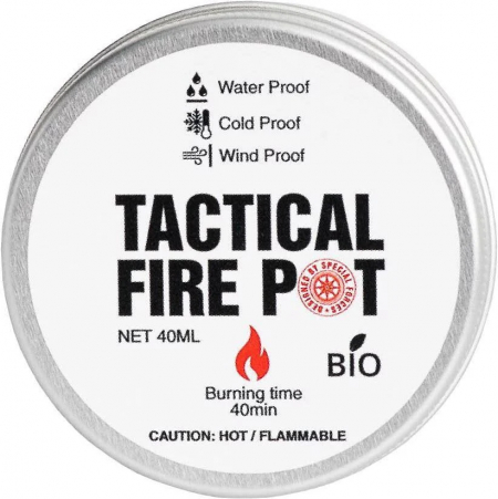 Spritbrnnare Tactical Fire Pot 40ml i gruppen Friluftsliv / Friluftskk & tillbehr hos Familjetrygg (TF4744698012056)