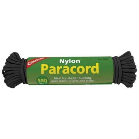 Paracord 550 (15m) svart i gruppen Friluftsliv / Allt inom Friluftsliv hos Familjetrygg (UN-CG1450)