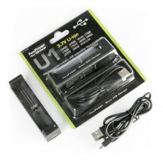 Batteriladdare, Purepower U1, USB, fr Li-ion batterier