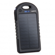 LogiLink Solcells-PowerBank 5000mAh