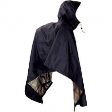 JR Gear Poncho Lite, Svart - Large