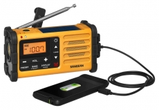 Vevradio Sangean MMR88 med solcell och USB ut/in