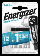 Batteri Energizer MAX PLUS LR6/AAA 4-pack 12 års lagring