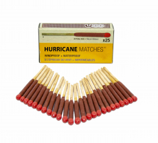 UCO Hurricane Matches ��� 25 stormtndstickor