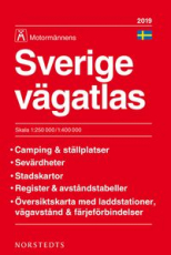 Sverige Vägatlas 2019 Motormännen
