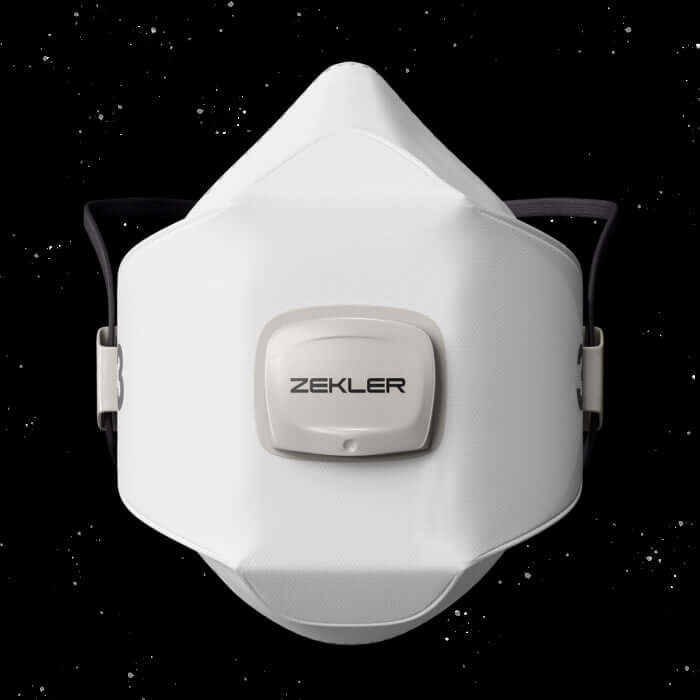 Andningsskydd filtrerar Virus & bakterier, Svenska Zekler, FFP3V, 3-pack. Stl. M/L