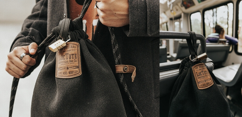 Flak Sack II Svart, Black, LocTote, Ryggs�ck med st�ldskydd