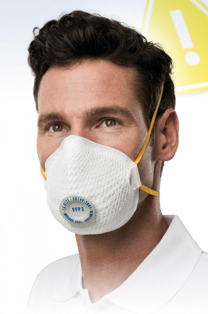Skyddsmask, skydd mot bakterier, virus Moldex Smart Valve, klass FFP3V
