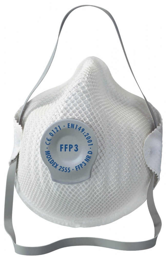 Skyddsmask, filtrerar bakterier, virus Moldex Classic, klass FFP3V
