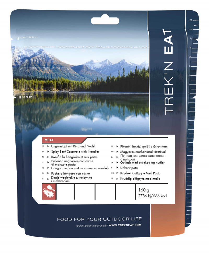 Spicy Beef Casserole with Noodles - 10 pack