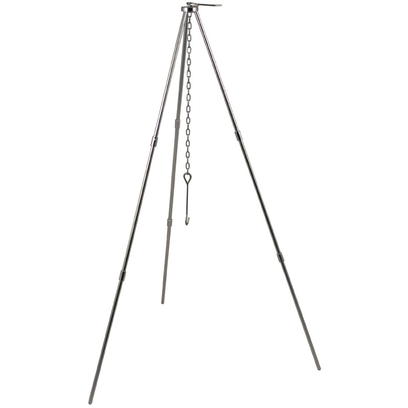 L�gereld Tripod - aluminium, med kedja och krok