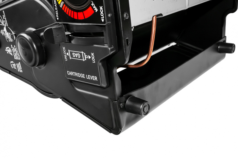 Gasv�rmare, med piezot�ndning, svart