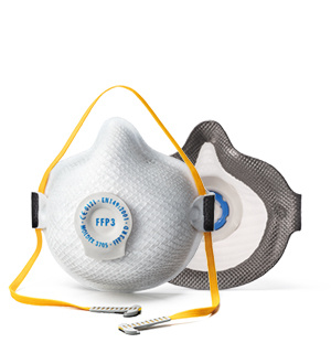 Skyddsmask, skydd mot bakterier, virus Moldex Air Seal, klass FFP3V