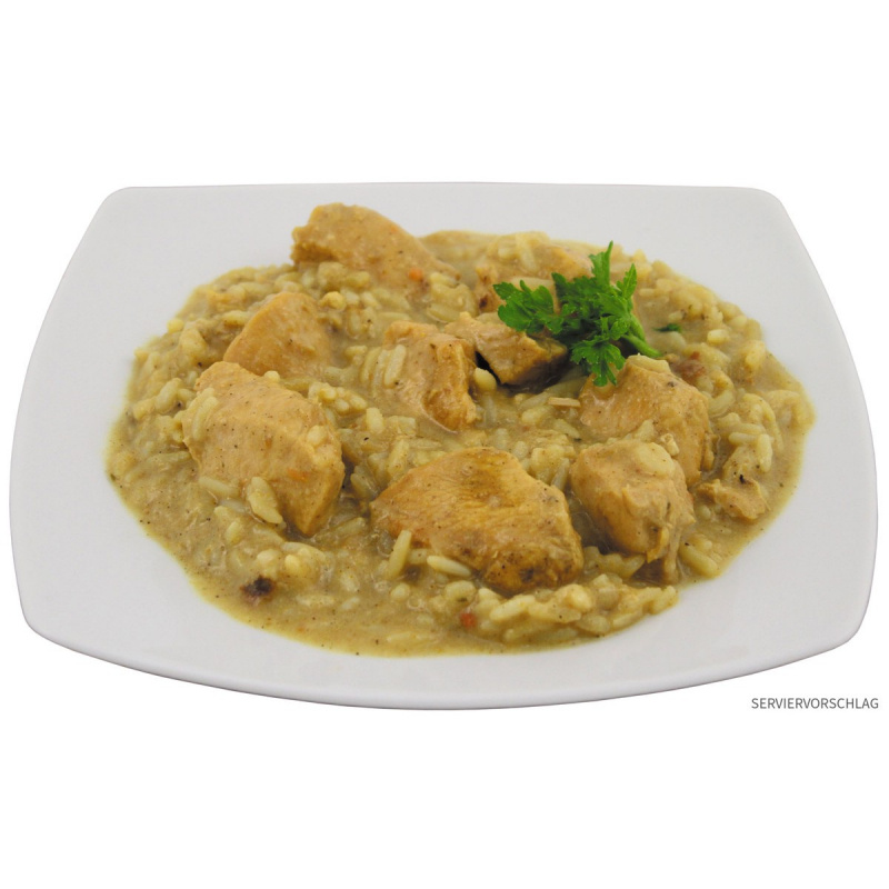 Kycklingcurry med ris – konserverad, 400 g
