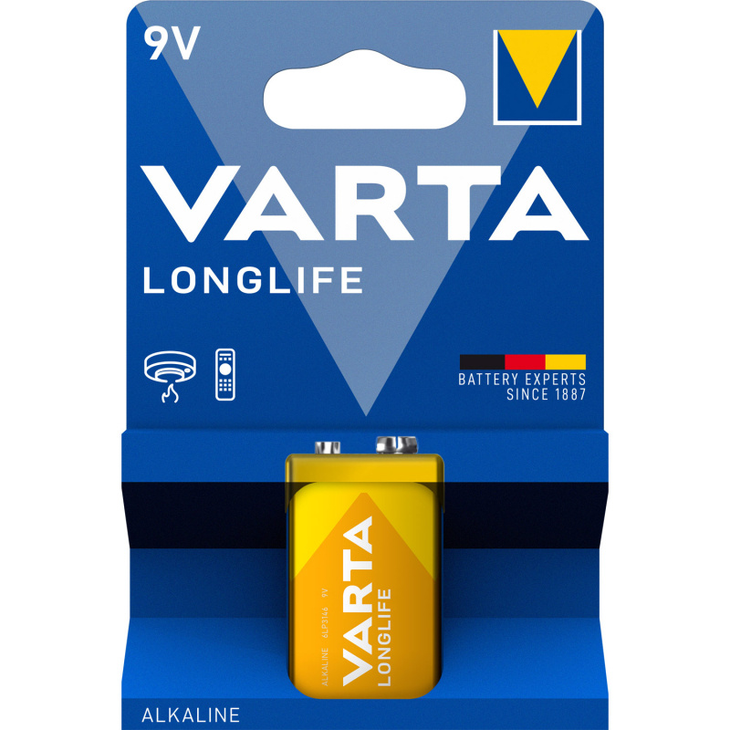 Longlife 9V Batteri 1-pack