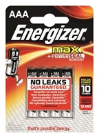 Batterier Energizer Max LR03/AAA 4st. upp till 10 �rs lagring