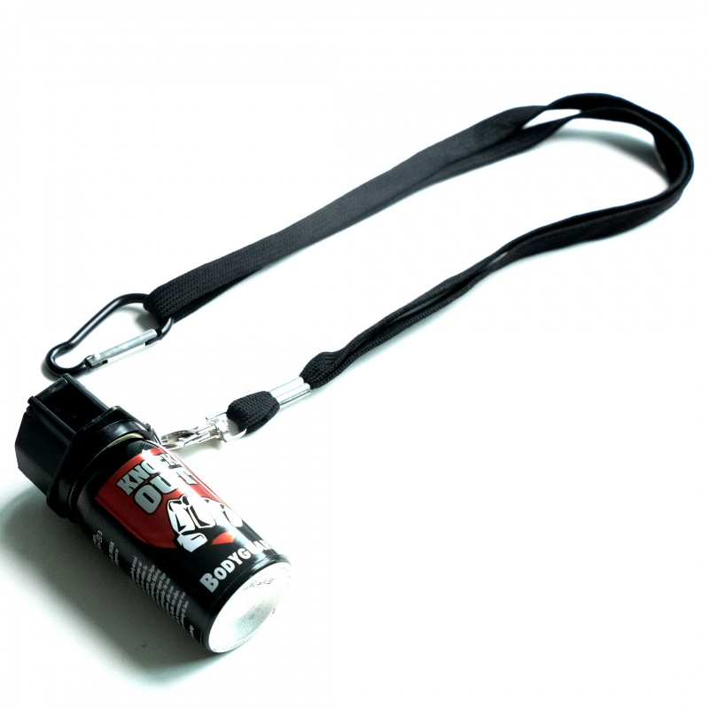 Halsrem med karbinhake och nyckelring