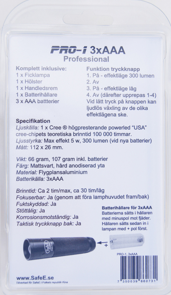Ficklampa PRO-1