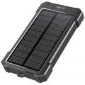 PowerBank 10.000 mAh 20W PD Solcell Svart PowerBank 10.000 mAh 20W PD Solcell Svart