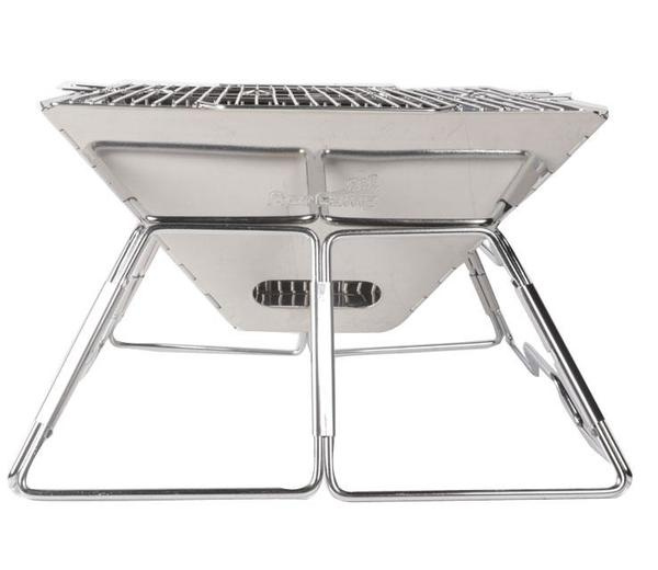 AceCamp vikbar Grill Classic Small, rostfritt st�l
