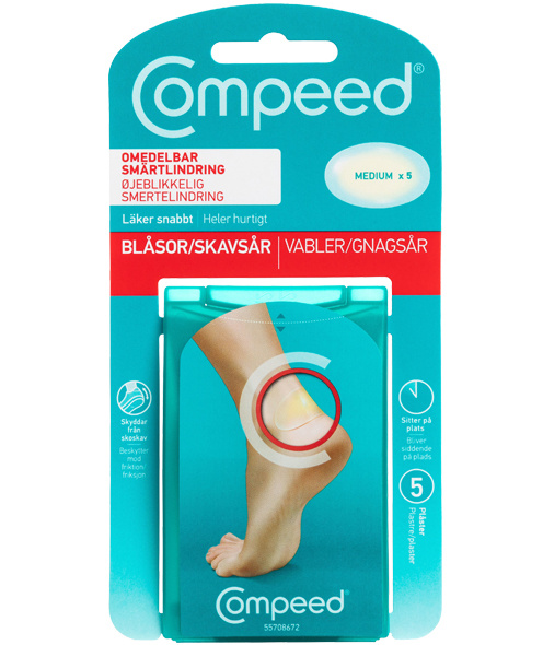 Compeed Pl�ster Bl�sor/ Skavs�r,  Medium