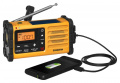 Krislåda KOMPLETT Vevradio Sangean AM/FM med solcell, usb, mobilladdare, 3,5 mm jack, ficklampa