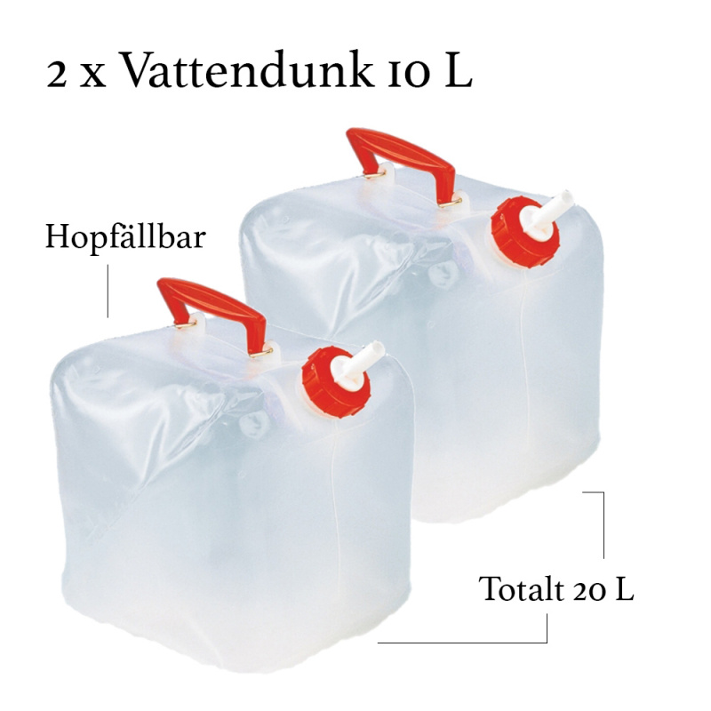 Vattendunkar 10 liter