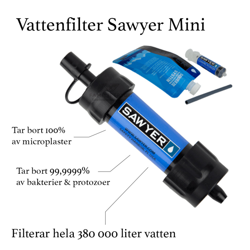 Sawyer vattenfilter mini bl�