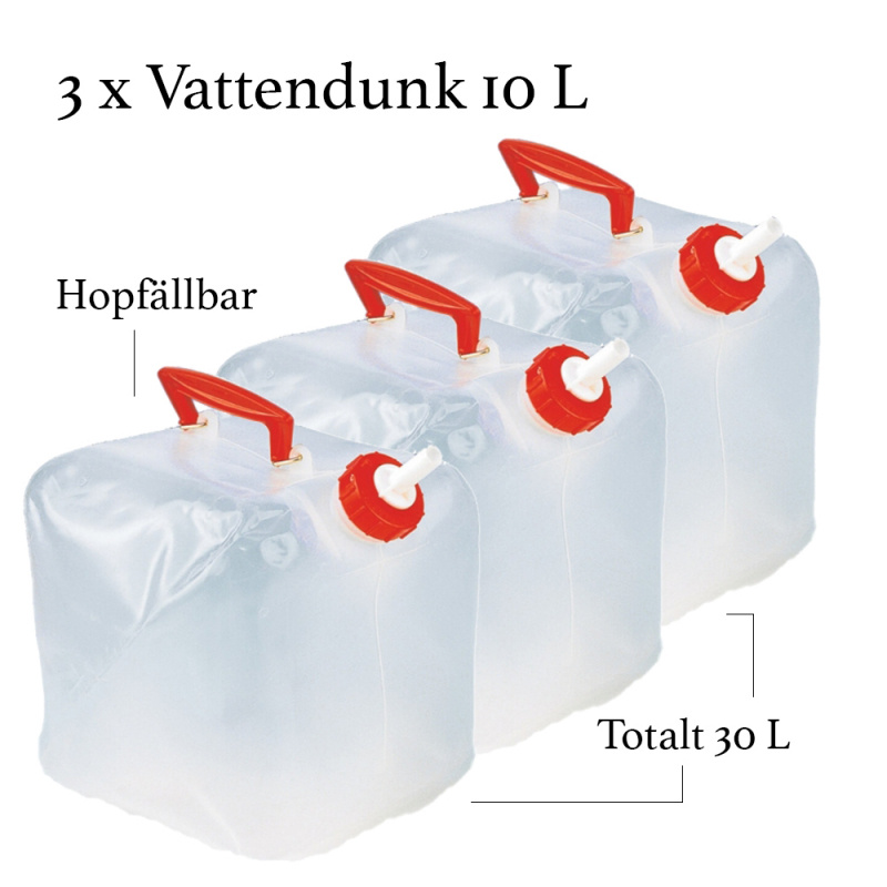 Vattendunkar 10 liter