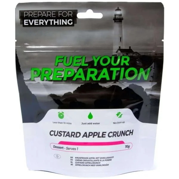 �ppelcrunch med vaniljs�s- portionsp�se