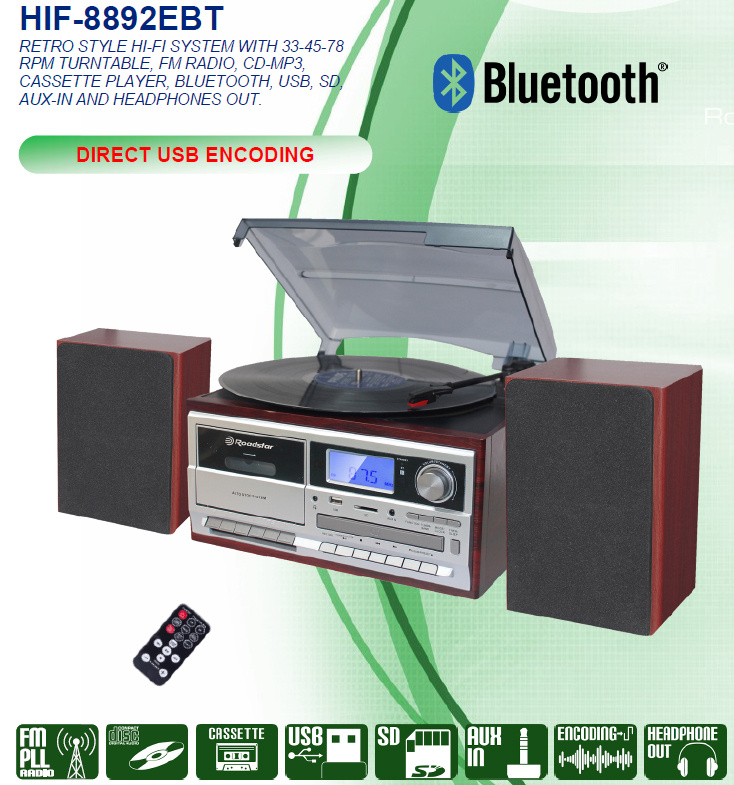 ROADSTAR Retro musik system