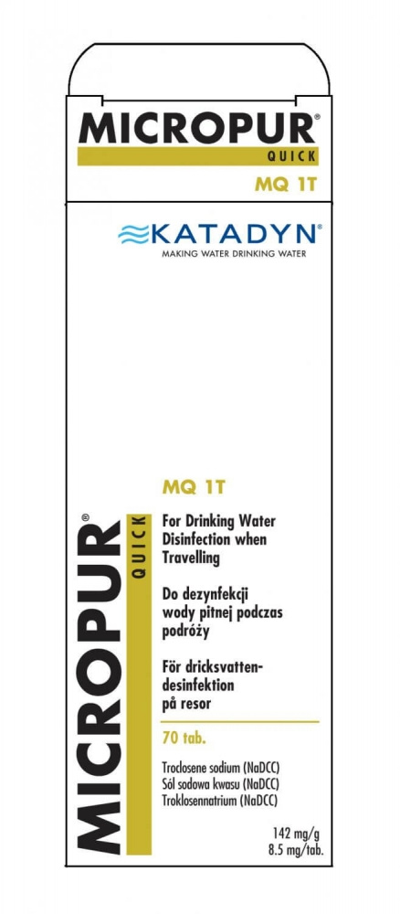 Vattenreningstabletter Micropur Quick Katadyn