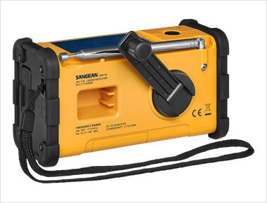 Vevradio Sangean MMR88 med solcell och USB ut/in