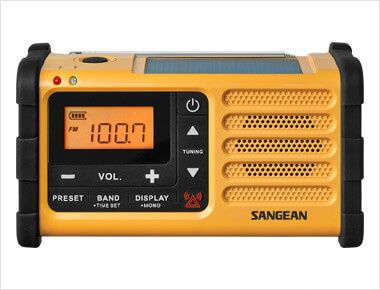 Vevradio Sangean MMR88 med solcell och USB ut/in