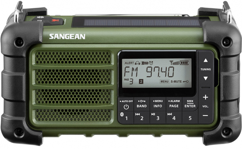 SANGEAN MMR99GREEN allv�ders vevradio med powerbank