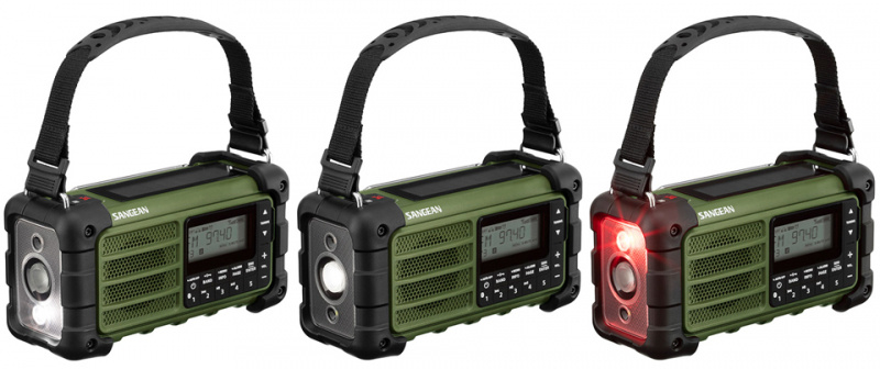 SANGEAN MMR99GREEN allv�ders vevradio med powerbank