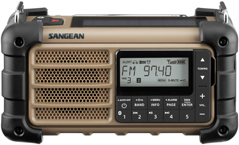 SANGEAN MMR99TAN allv�ders vevradio med powerbank