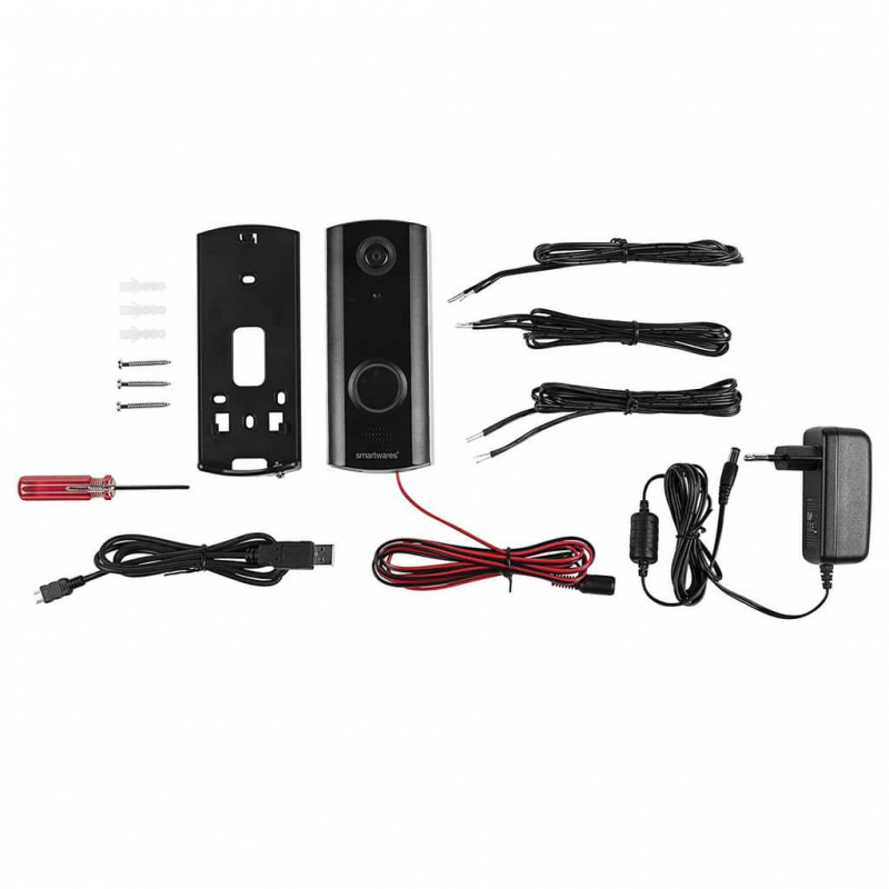 Videod�rrklocka WiFi (tr�dl�s)