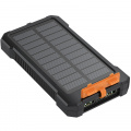 Solcells-Powerbank 10.000mAh 2xUSB-A + USB-C in/ut 12W Solcells-Powerbank 10.000mAh 2xUSB-A + USB-C in/ut 12W