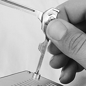 Nyckel Multi Tool, Swiss Tech, Rostfritt stål